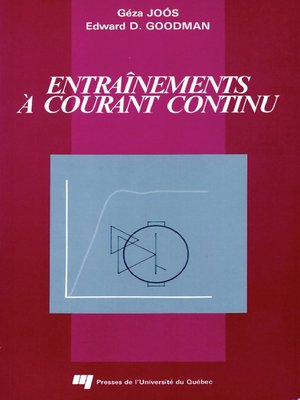 cover image of Entraînements à courant continu